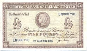 Ireland, Northern, 5 Pound, P246 v1