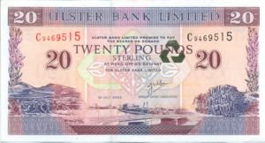 Ireland, Northern, 20 Pound, P337c