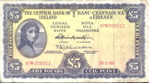 Ireland, Republic, 5 Pound, P65a