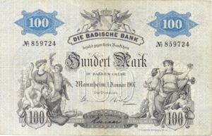 German States, 100 Mark, S906a