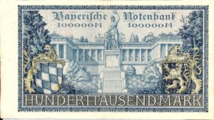 German States, 100,000 Mark, S928