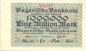 German States, 1,000,000 Mark, S931