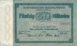 German States, 50,000,000,000 Mark, S938