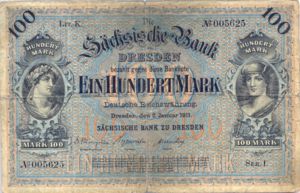 German States, 100 Mark, S952b