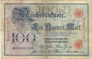 Germany, 100 Mark, P24b