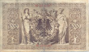 Germany, 1,000 Mark, P36