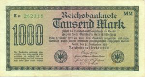 Germany, 1,000 Mark, P76h