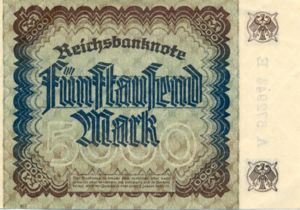 Germany, 5,000 Mark, P81b