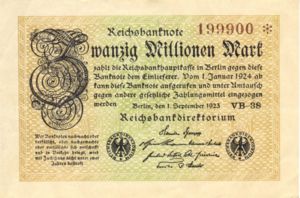 Germany, 20,000,000 Mark, P108c