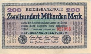 Germany, 200,000,000,000 Mark, P121a