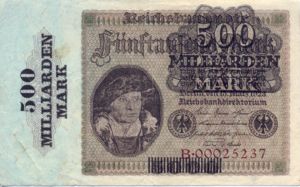 Germany, 500,000,000,000 Mark, P124a