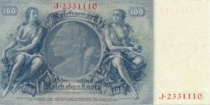 Germany, 100 Reichsmark, P183a