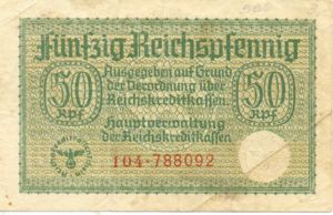 Germany, 50 Reichspfennig, R135