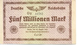 Germany, 5,000,000 Mark, S1013d