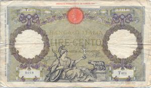 Italy, 100 Lira, P55b