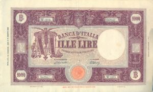 Italy, 1,000 Lira, P72c