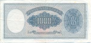 Italy, 1,000 Lira, P88d