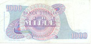 Italy, 1,000 Lira, P96d v1