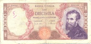 Italy, 10,000 Lira, P97d