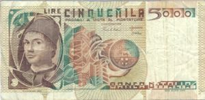 Italy, 5,000 Lira, P105c