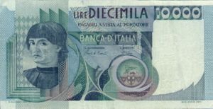Italy, 10,000 Lira, P106c