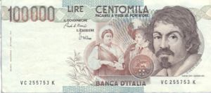 Italy, 100,000 Lira, P110a
