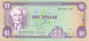 Jamaica, 1 Dollar, P68Ab v1