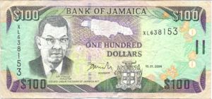 Jamaica, 100 Dollar, P80d