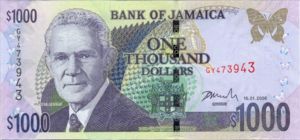 Jamaica, 1,000 Dollar, P86d