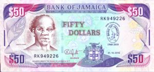Jamaica, 50 Dollar, P88
