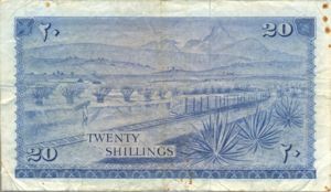 Kenya, 20 Shilling, P3c