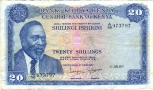 Kenya, 20 Shilling, P8c