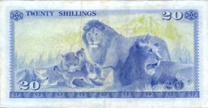 Kenya, 20 Shilling, P13d