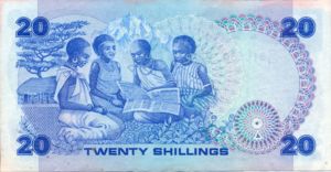 Kenya, 20 Shilling, P21a