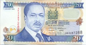 Kenya, 20 Shilling, P35a2