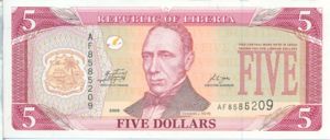 Liberia, 5 Dollar, P26e