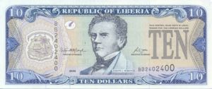 Liberia, 10 Dollar, P27c