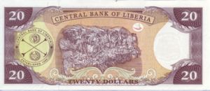 Liberia, 20 Dollar, P28e