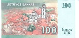 Lithuania, 100 Litas, P70