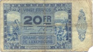 Luxembourg, 20 Franc, P37a