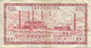 Luxembourg, 100 Franc, P50a