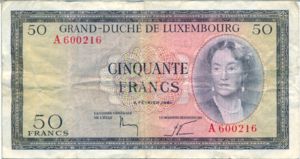 Luxembourg, 50 Franc, P51a