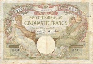 Madagascar, 50 Franc, P38 Sign.2