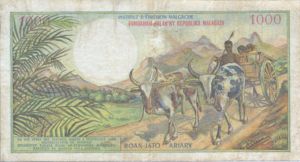 Madagascar, 200/1000 Ariary/Franc, P59a