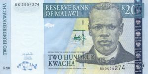 Malawi, 200 Kwacha, P55a