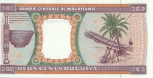 Mauritania, 200 Ouguiya, P5g
