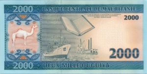 Mauritania, 2,000 Ouguiya, P14b