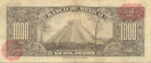 Mexico, 1,000 Peso, P52s