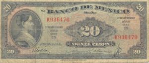 Mexico, 20 Peso, P54a
