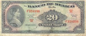 Mexico, 20 Peso, P54p